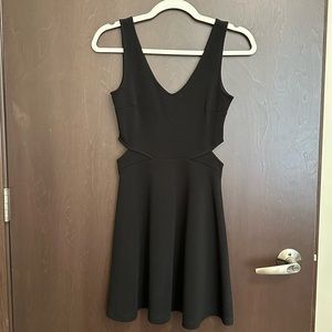 Side Cutout Skater Dress